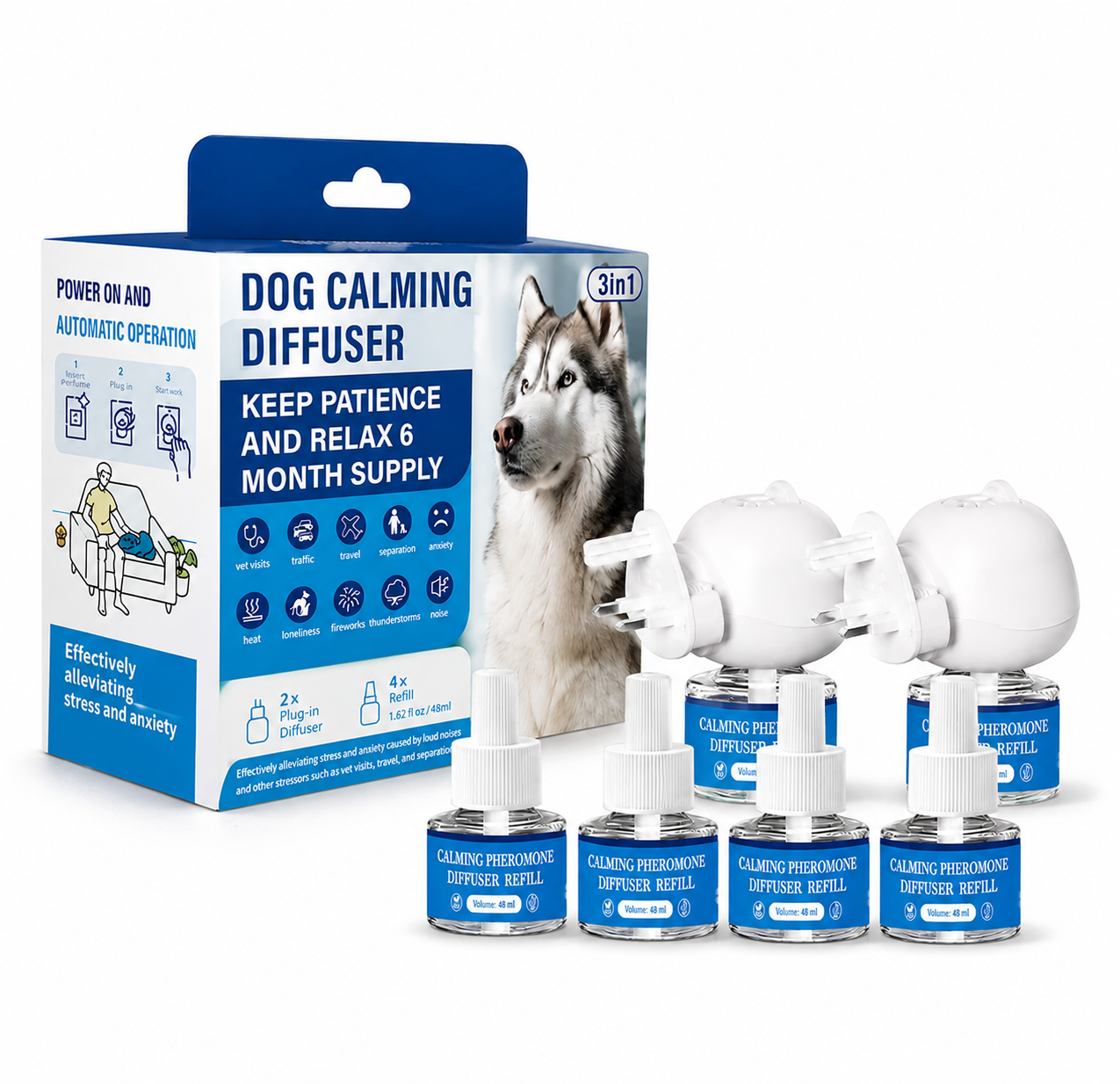 Petocare Dogs Calming Diffuser Kit