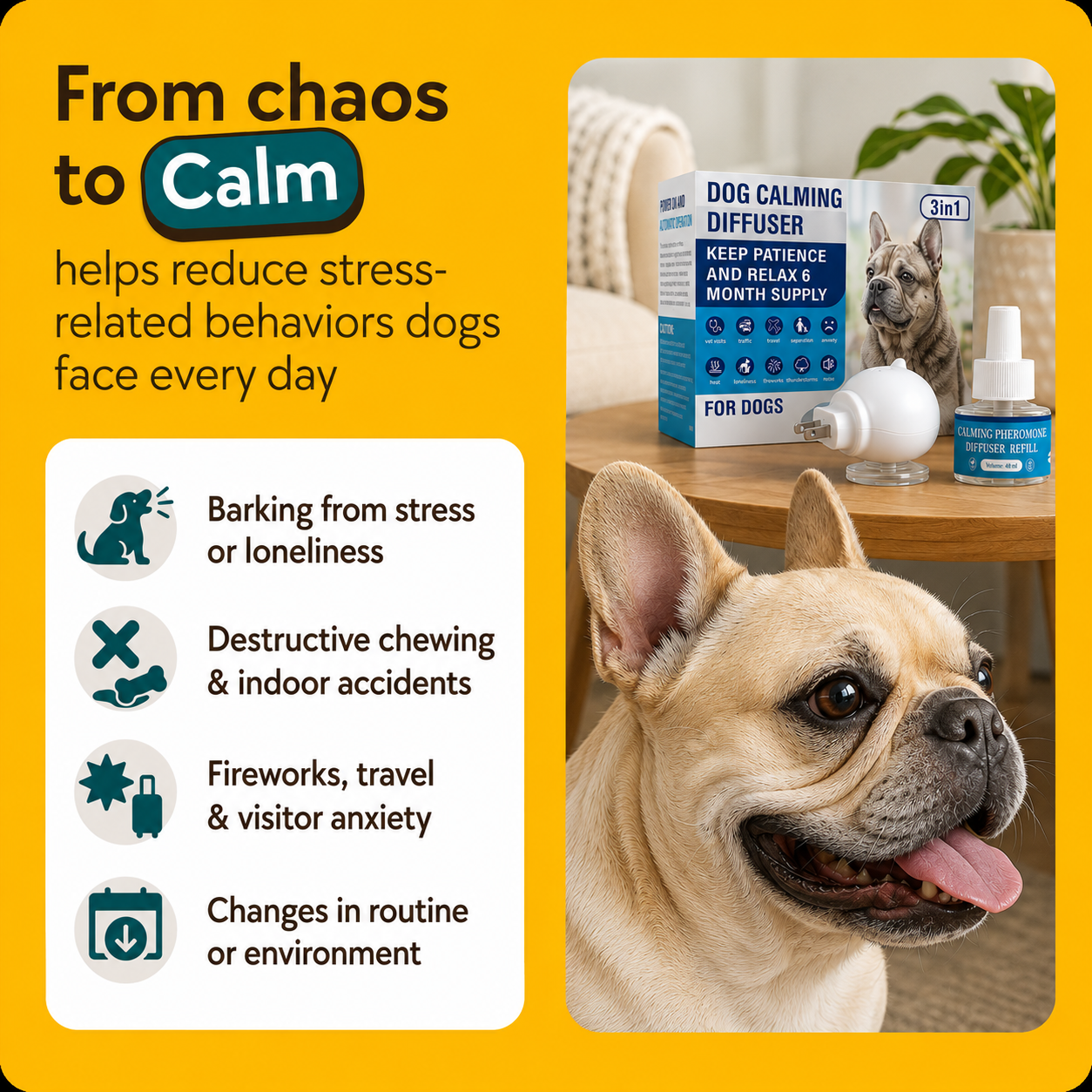 Petocare Dogs Calming Diffuser Kit