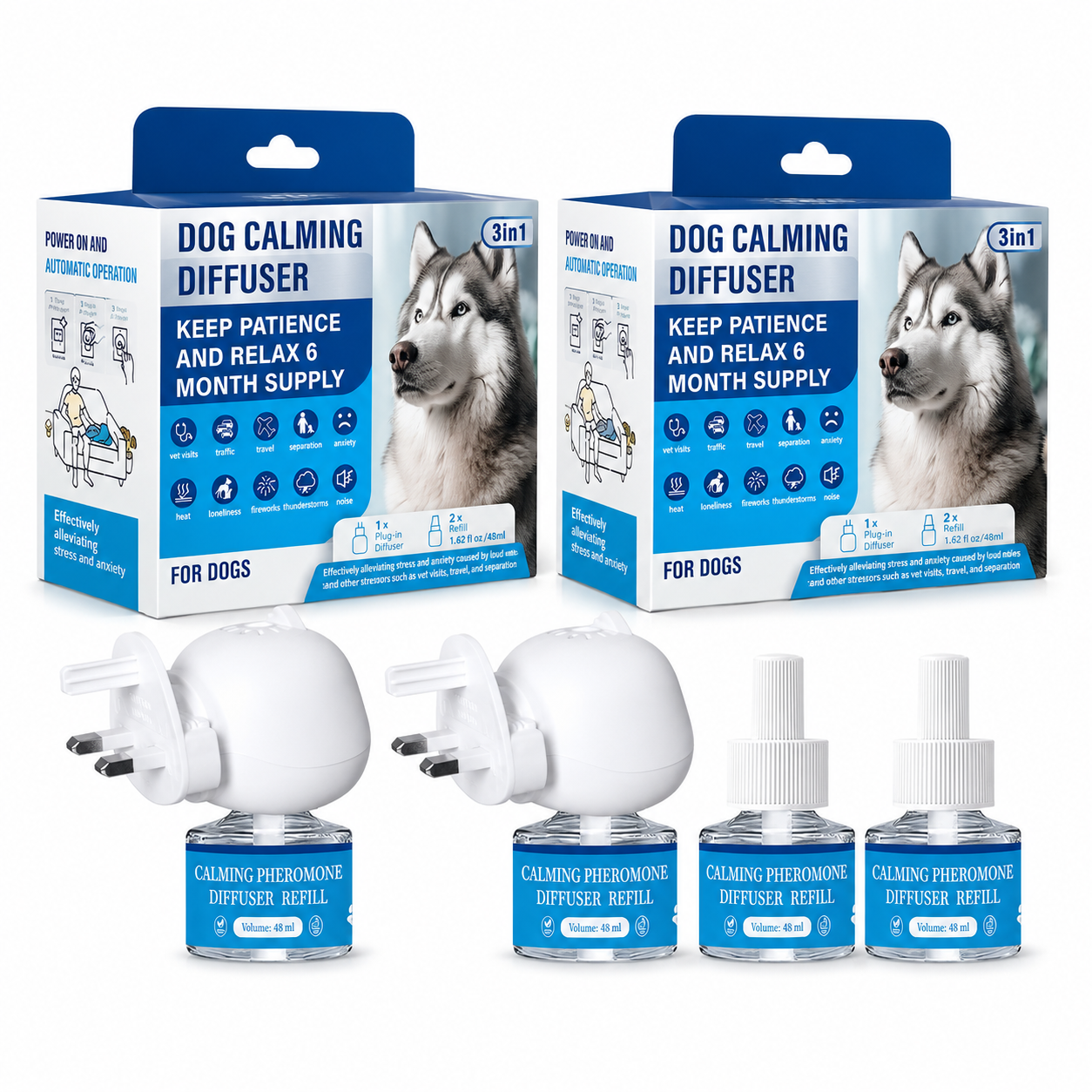 Petocare Dogs Calming Diffuser Kit